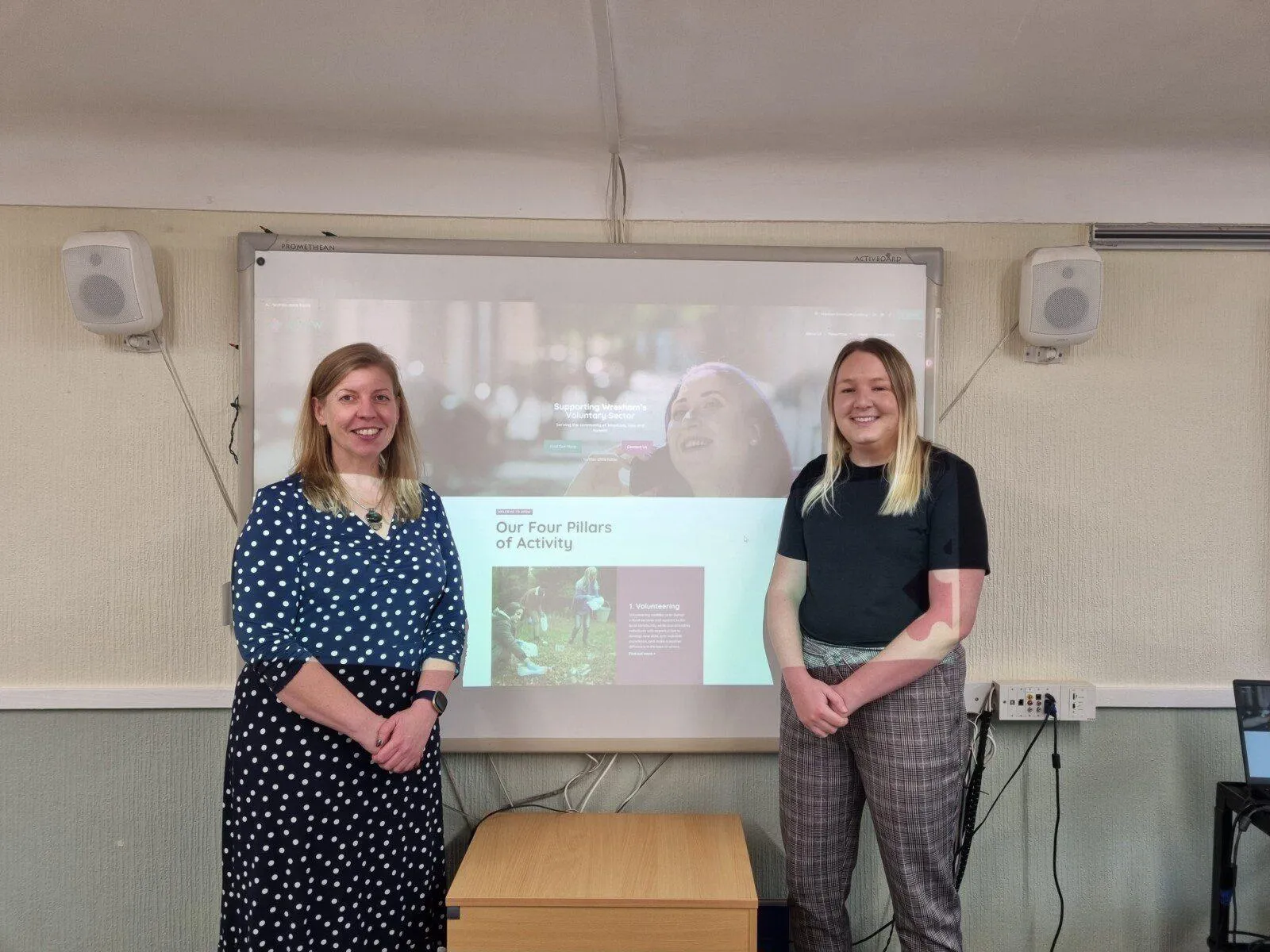 Dawn McCabe and Beth Cole
