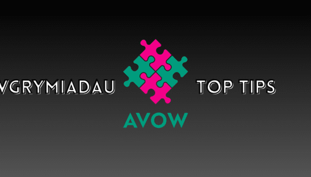 Top Tips / Awgrymiadau