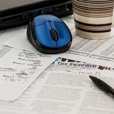 Grant Application Forms A Mouse on Paper Forms, with a pen