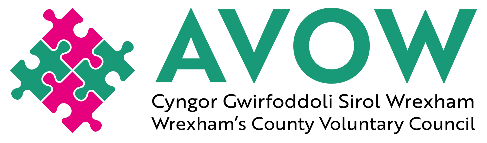AVOW Wrexham's County Voluntary Council Logo