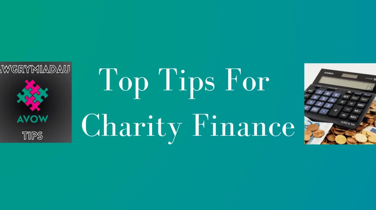 Top tips For Charity Finance