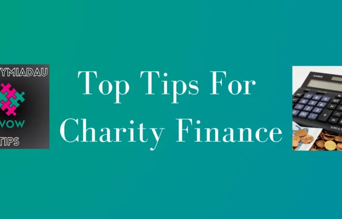 Top tips For Charity Finance