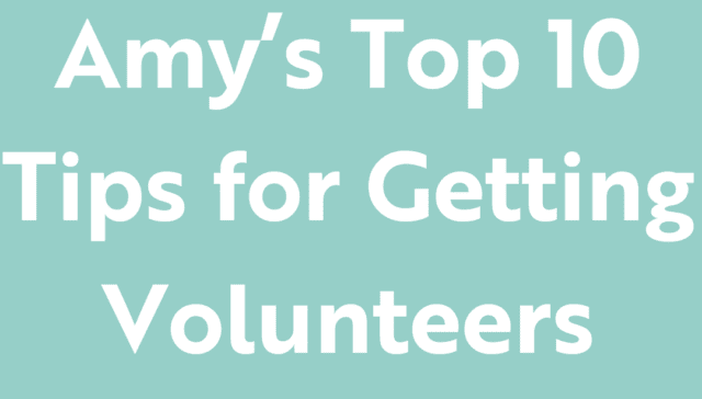 Tips to get Volunteers