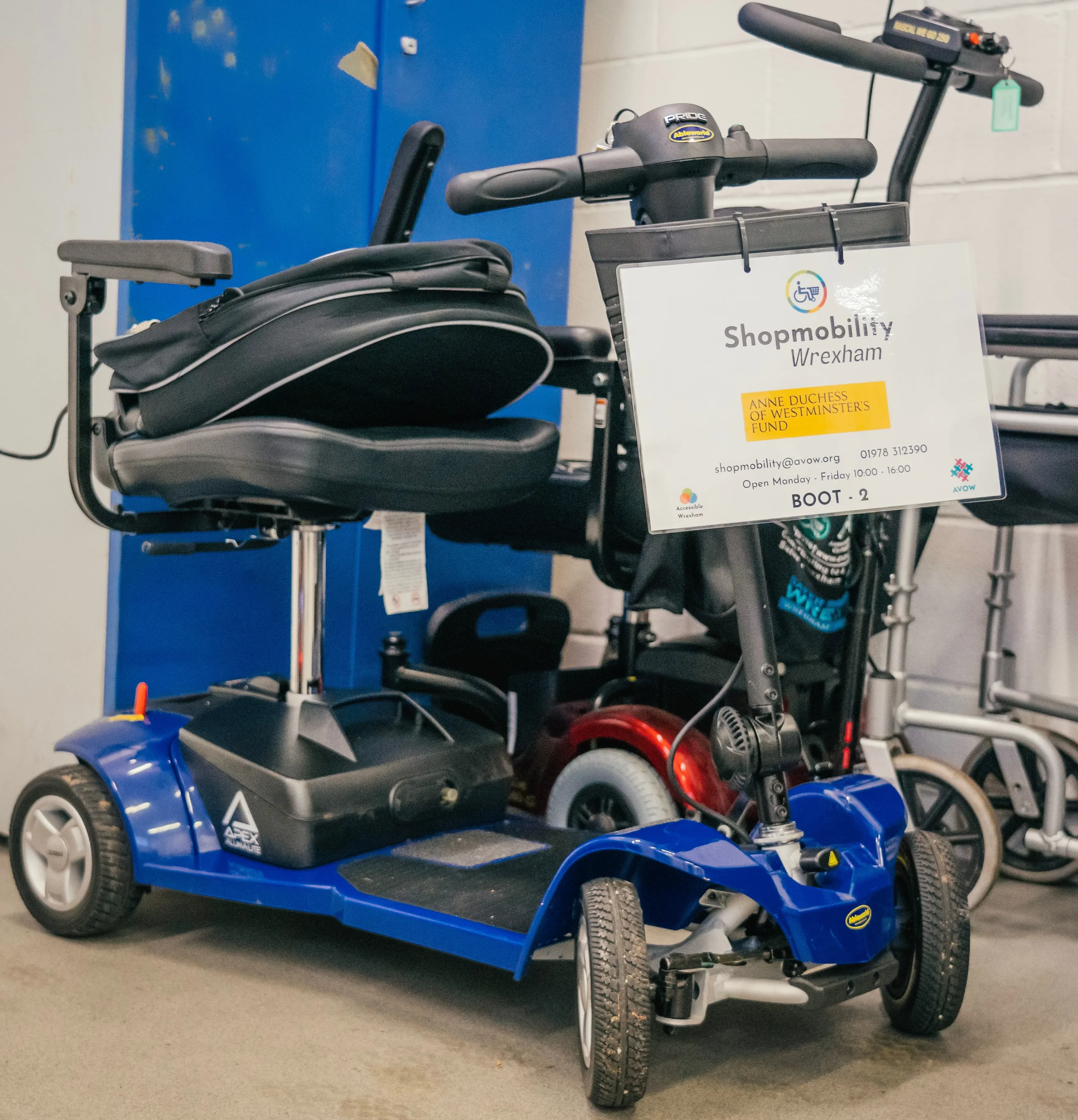 Shopmobility Boot Scooter Stock