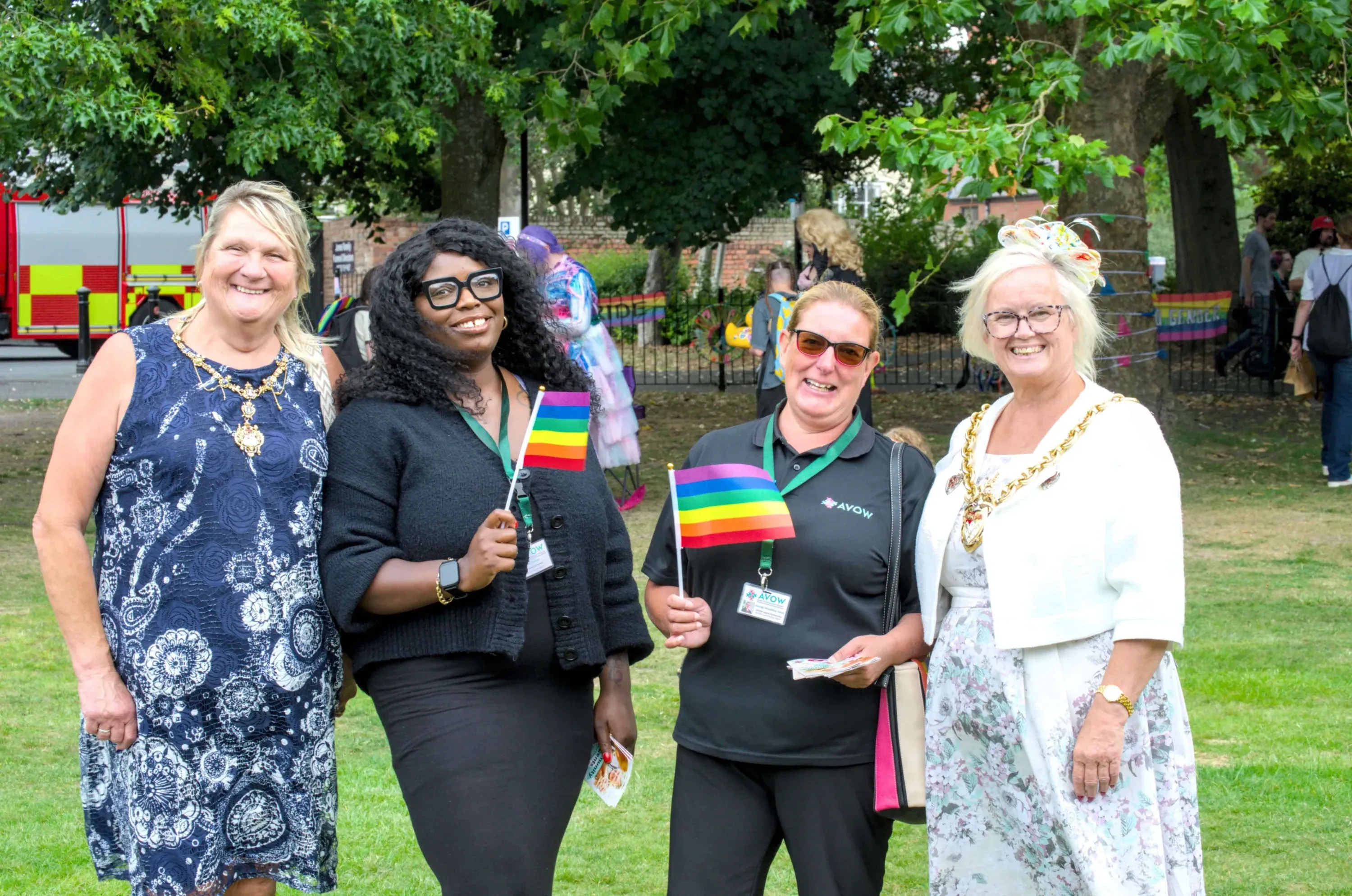 Annette and Mandy at Wrecsam Pride 2025 Annette and Mandy at Wrecsam Pride 2025